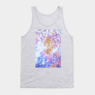 Leaf Me Golden Purple Tank Top